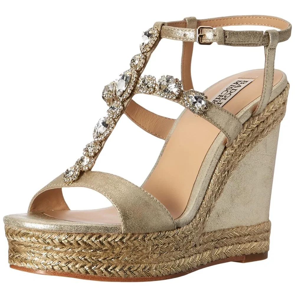 Badgley Mischka Women’s Coco Espadrille Wedge Sandal - Picture 3 of 10